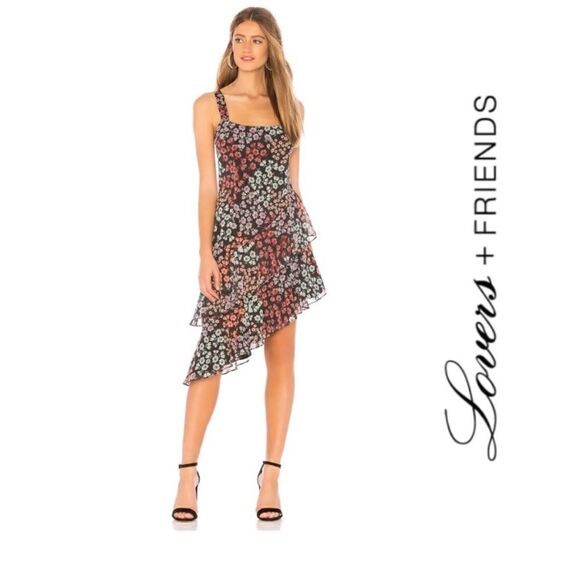 Lovers & Friends Chiara Mini Dress in Hermosa Floral XXS NWT with DEFECT (4-5) - Picture 1 of 5